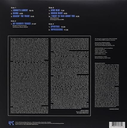 Afro Blue Impressions (Limited Edition) - John Coltrane [VINYL]