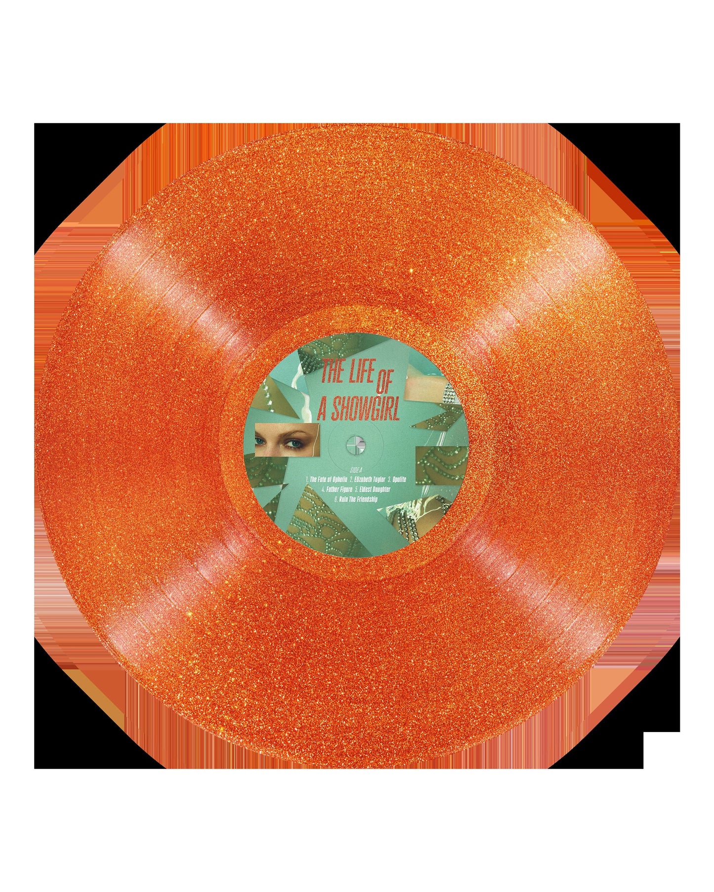 The Life of a Showgirl: Sweat And Vanilla Perfume Portofino Orange Glitter Edition - Taylor Swift [Colour Vinyl]